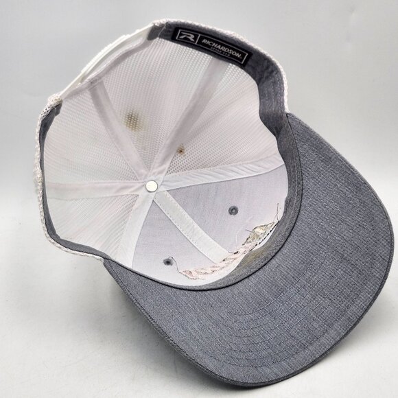 St Stans Est 1984 Beer Brewery Gray White Snapback Trucker Hat Embroidered Logo - Picture 9 of 11